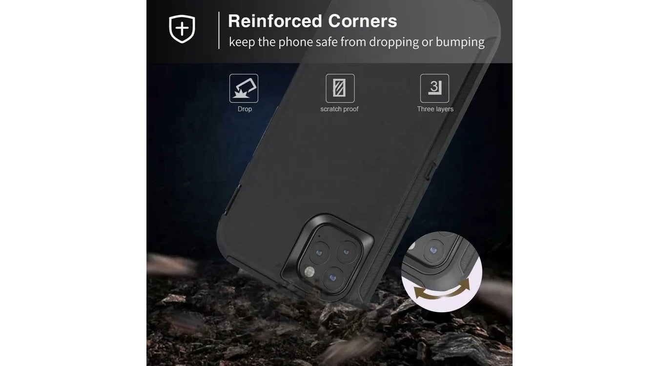 Shock Proof Defender Phone Case with Holster for Samsung Galaxy S9 Plus