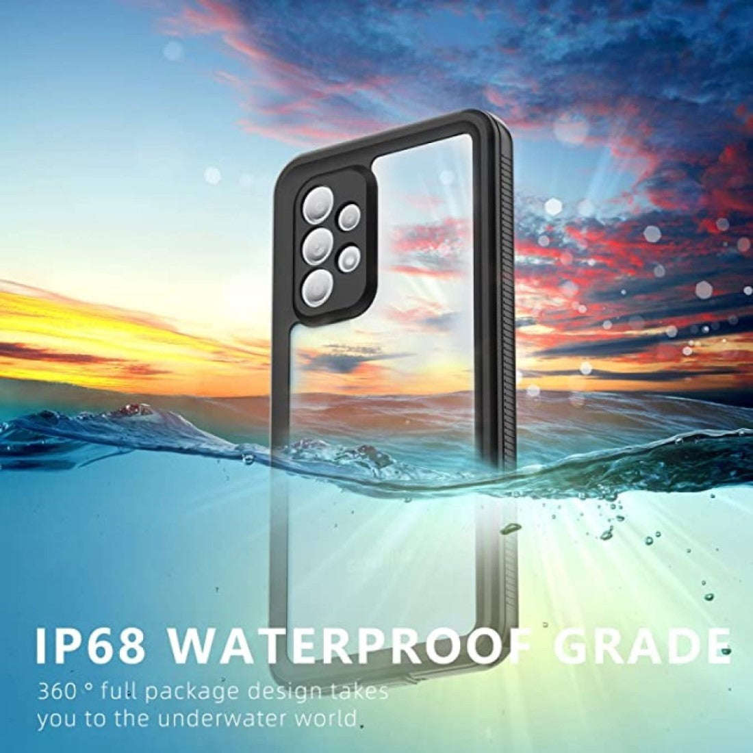 Waterproof Slim Life Proof Case for Samsung S21 Ultra Built-in Screen Protector Shockproof Dustproof Heavy Duty Full Body Protective Case