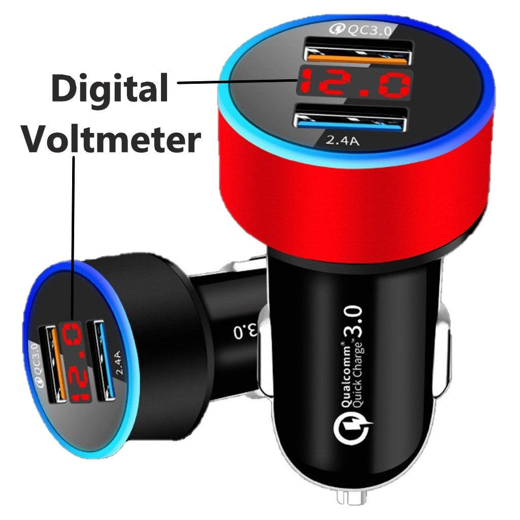 USB Car Charger Fast Charging Dual USB Adapter 3.1A