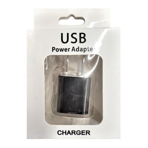 USB Wall Plug, 5V Mini USB Power Adapter 1A Wall Charger Block 1-Port Cube (With Retail Packing)