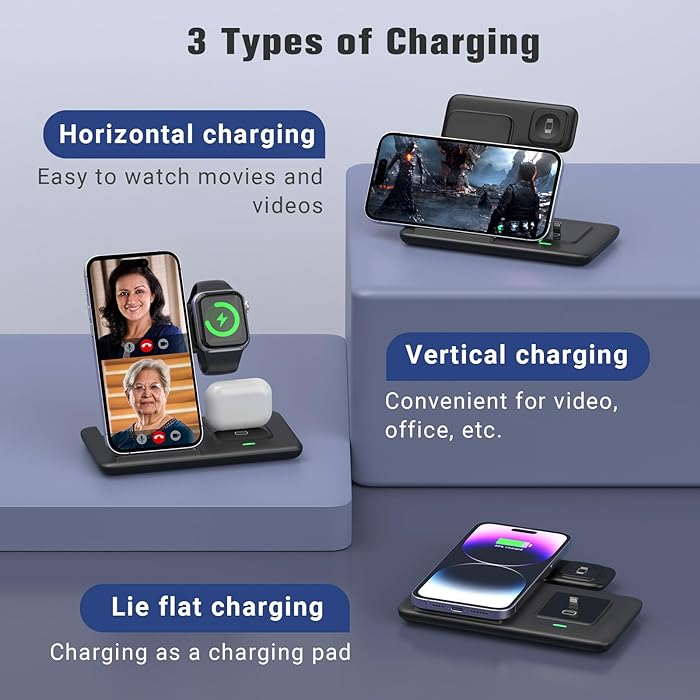 Z5 3in1 15W Wireless Charger