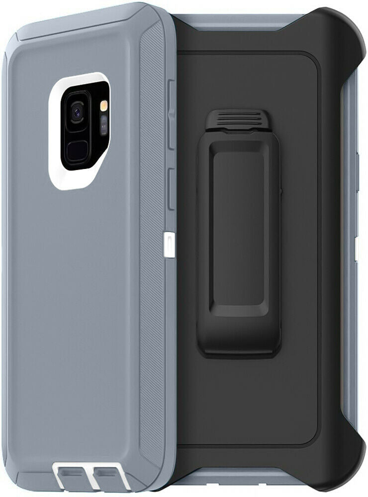 Shock Proof Defender Phone Case with Holster for Samsung Galaxy S9 Plus