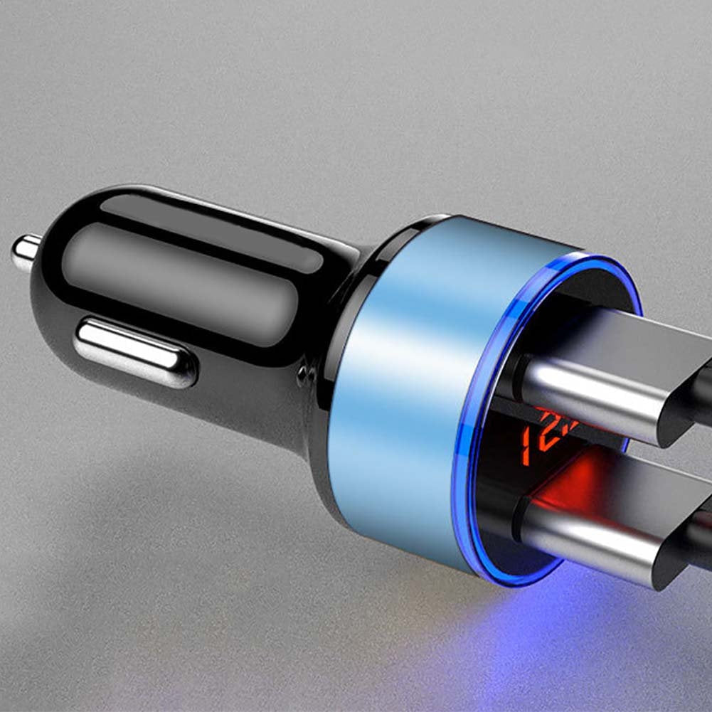 USB Car Charger Fast Charging Dual USB Adapter 3.1A