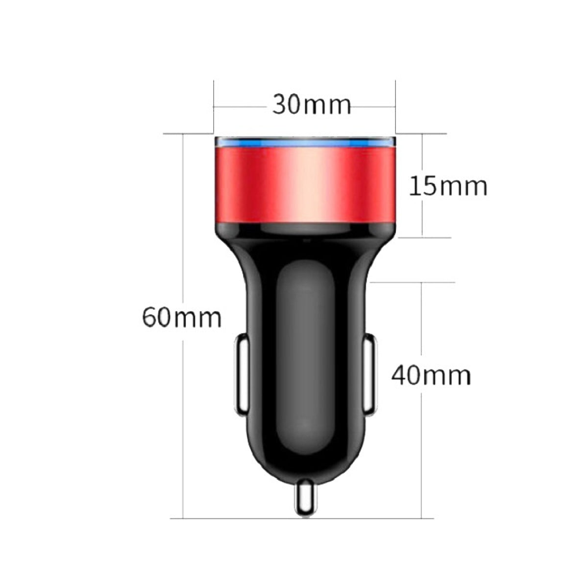 USB Car Charger Fast Charging Dual USB Adapter 3.1A