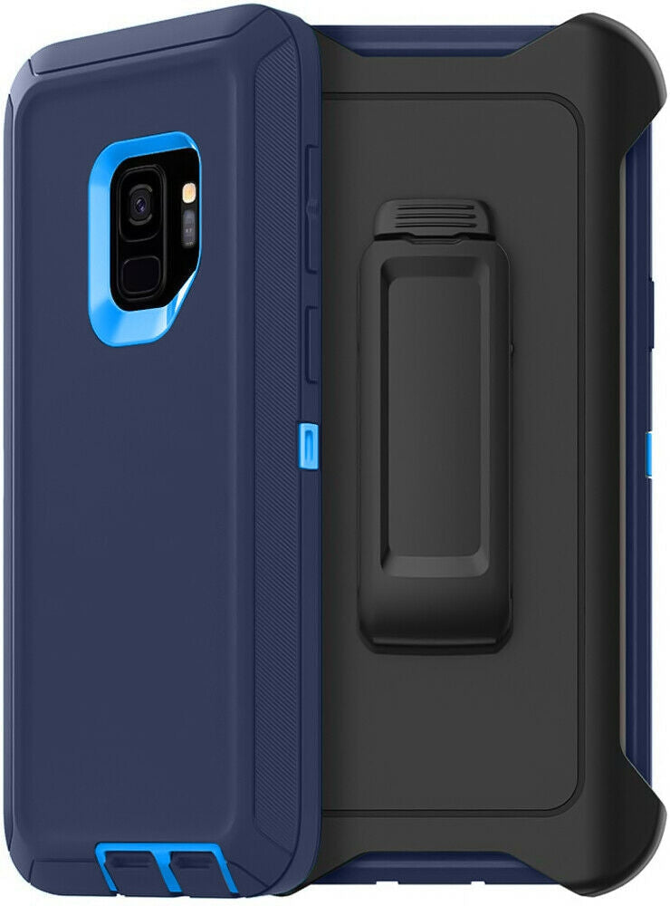 Shock Proof Defender Phone Case with Holster for Samsung Galaxy S9 Plus