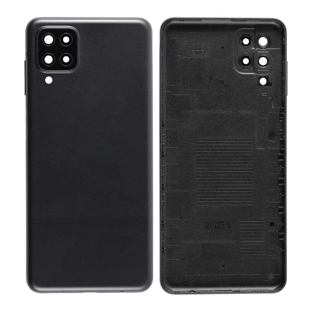 Back Cover Compatible For Samsung Galaxy A12 (A125 / 2020) (Black) OEM Pull- Grade B