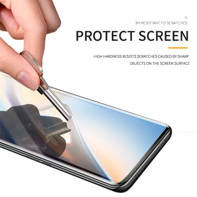 [2 Pack]Samsung S22 Plus Tempered Glass Full Glue Full Covered ( Case Friendly )