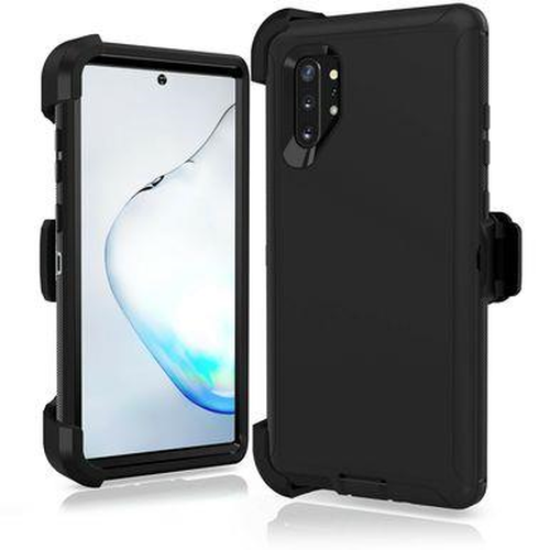 Defender Phone Case Shock Proof Rubber Case with Holster Heavy Duty Compatible with Samsung Galaxy Note 10