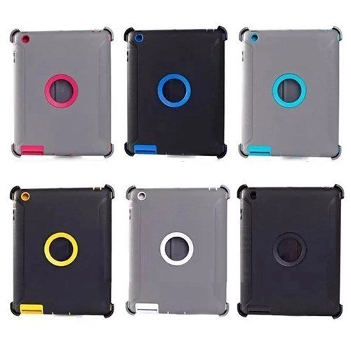 Defender Phone Case Shock Proof Rubber Case with Holster Heavy Duty Compatible with Apple iPad Mini 4/ Apple iPad Mini 5