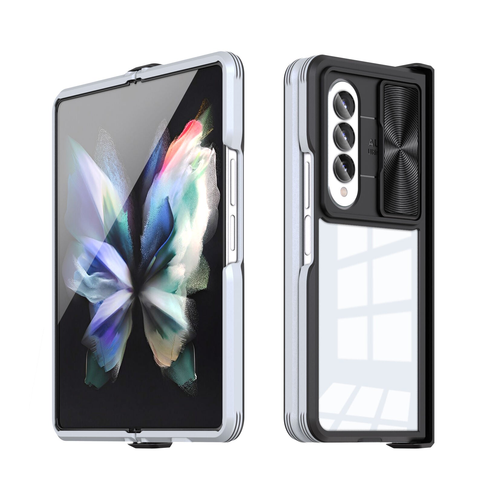 PC Hard Case Slide Camera Lens Protection Cover For Samsung Galaxy Z Fold 4 5G