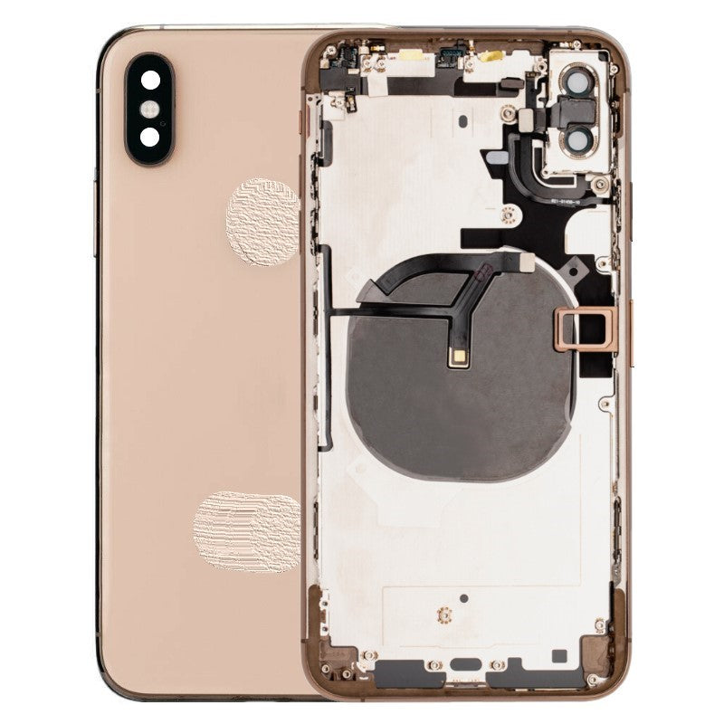 Back Housing W/ Small Components Pre-Installed For iPhone XS ( OEM Pulled Grade A )