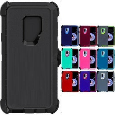 Shock Proof Defender Phone Case with Holster for Samsung Galaxy S9