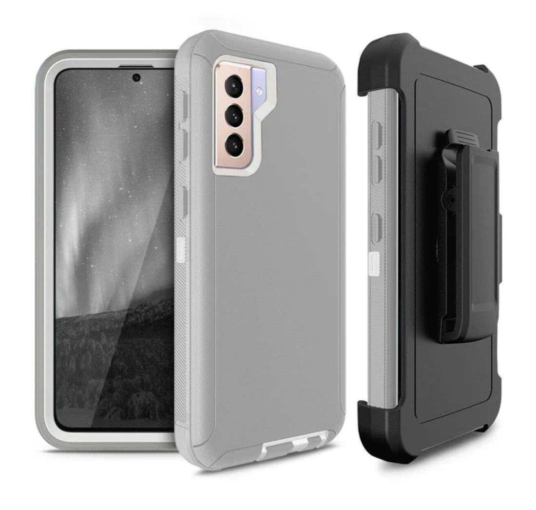 Shock Proof Defender Phone Case with Holster for Samsung Galaxy S22 Plus