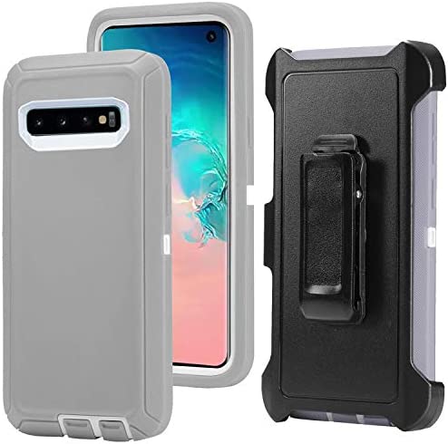 Shock Proof Defender Phone Case with Holster for Samsung Galaxy S10 Plus