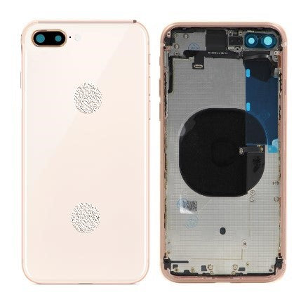 Back Housing W/ Small Components Pre-Installed For iPhone 8 Plus ( OEM Pulled Grade A )