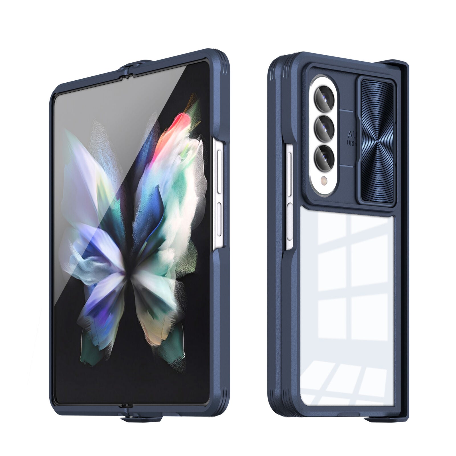 PC Hard Case Slide Camera Lens Protection Cover For Samsung Galaxy Z Fold 4 5G