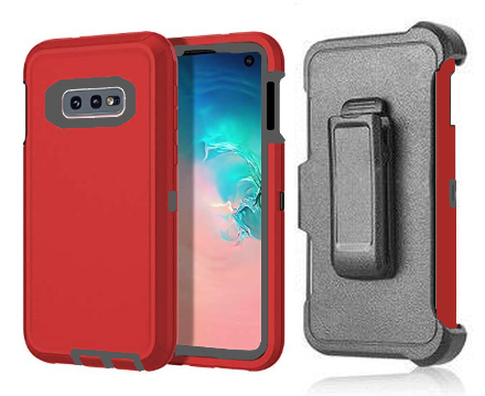 Shock Proof Defender Phone Case with Holster for Samsung Galaxy S10e