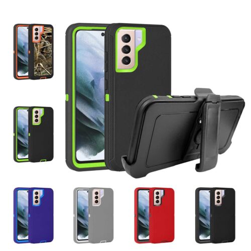 Shock Proof Defender Phone Case with Holster for Samsung Galaxy S23 Plus