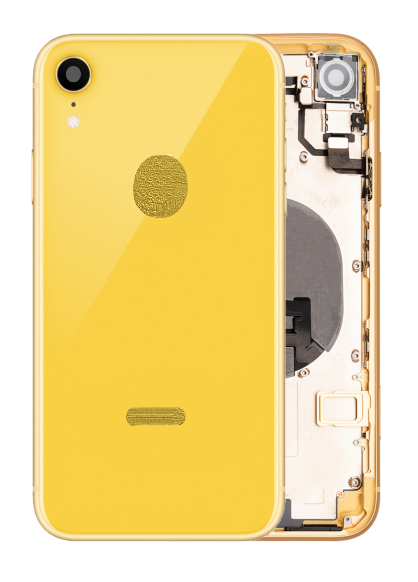 Back Housing W/ Small Components Pre-Installed For iPhone XR ( OEM Pulled Grade A )