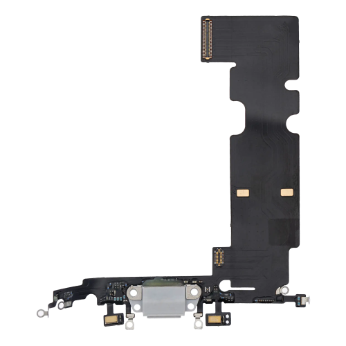 Charging Port Flex Cable Compatible For iPhone 8 Plus (Aftermarket) (Silver)