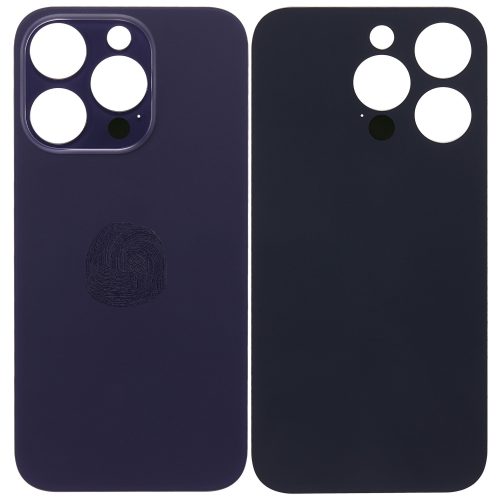 Professional Replacement Back Glass With Big Camera Hole for iPhone 14 Pro (Purple)